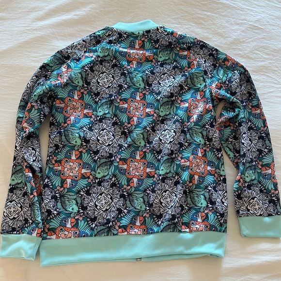 Girls Adidas Patterned Jacket - Picture 2 of 5